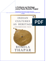 Download textbook Indian Cultures As Heritage Contemporary Pasts Romila Thapar ebook all chapter pdf 