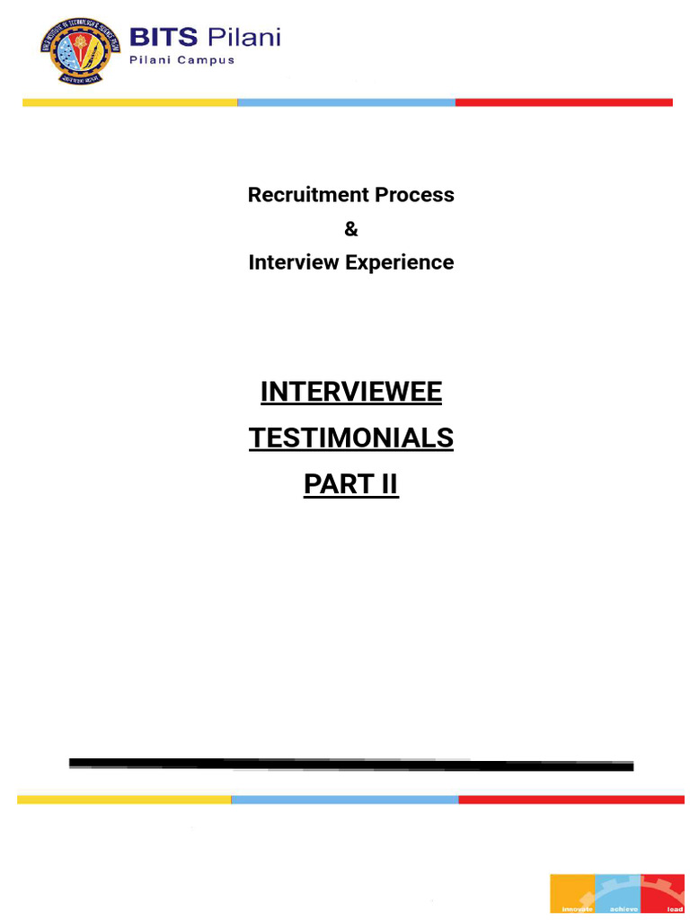 IT Recruitment and Interview Insights | PDF | Computer Network ...