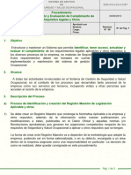 4 3 2 Procedimiento Identificacion y Evaluacion de Requiisitos Legales y Otros