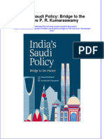 Download textbook Indias Saudi Policy Bridge To The Future P R Kumaraswamy ebook all chapter pdf 