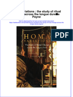 Textbook Homa Variations The Study of Ritual Change Across The Longue Duree Payne Ebook All Chapter PDF