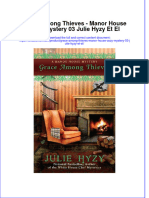 Download textbook Grace Among Thieves Manor House Cozy Mystery 03 Julie Hyzy Et El ebook all chapter pdf 