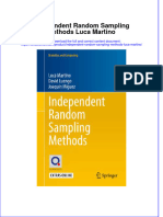 Textbook Independent Random Sampling Methods Luca Martino Ebook All Chapter PDF