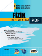 Sınıf Fizik Defter Kitap - ENS YAYINLARI - Ornek