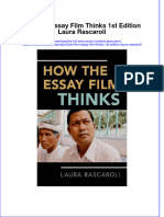Download textbook How The Essay Film Thinks 1St Edition Laura Rascaroli ebook all chapter pdf 
