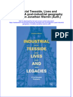 Textbook Industrial Teesside Lives and Legacies A Post Industrial Geography 1St Edition Jonathan Warren Auth Ebook All Chapter PDF