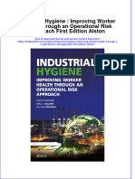 Download textbook Industrial Hygiene Improving Worker Health Through An Operational Risk Approach First Edition Alston ebook all chapter pdf 