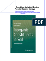 Textbook Inorganic Constituents in Soil Basics and Visuals Masami Nanzyo Ebook All Chapter PDF