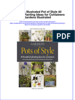 PDF Gardens Illustrated Pot of Style 40 Beautiful Planting Ideas For Containers Gardens Illustrated Ebook Full Chapter