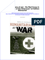 Textbook Humanitarians at War The Red Cross in The Shadow of The Holocaust 1St Edition Steinacher Ebook All Chapter PDF