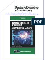 Textbook Humanoid Robotics and Neuroscience Science Engineering and Society 1St Edition Gordon Cheng Ebook All Chapter PDF