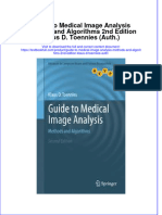 Textbook Guide To Medical Image Analysis Methods and Algorithms 2Nd Edition Klaus D Toennies Auth Ebook All Chapter PDF