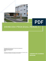 Dossier Derecho Procesal Penal I