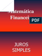 Matemática Financeira - Juros e Capitalização