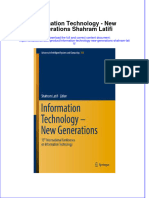 Textbook Information Technology New Generations Shahram Latifi Ebook All Chapter PDF