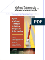 Textbook Hybrid Intelligent Techniques For Pattern Analysis and Understanding 1St Edition Siddhartha Bhattacharyya Ebook All Chapter PDF