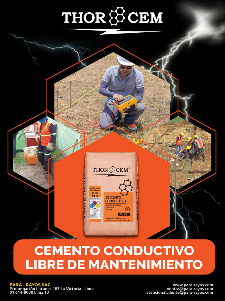Cemento Conductivo THOR-CEM | Descargar gratis PDF | Cobre ...