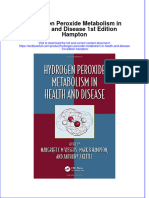 Download textbook Hydrogen Peroxide Metabolism In Health And Disease 1St Edition Hampton ebook all chapter pdf 