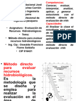 Metdo Directo de Evaluacion de Recursos Hidrobiol.