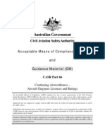 Acceptable Means of Compliance (AMC) and Guidance Material (GM) CASR Part 66