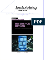 Download textbook Interface Design An Introduction To Visual Communication In Ui Design Dave Wood ebook all chapter pdf 