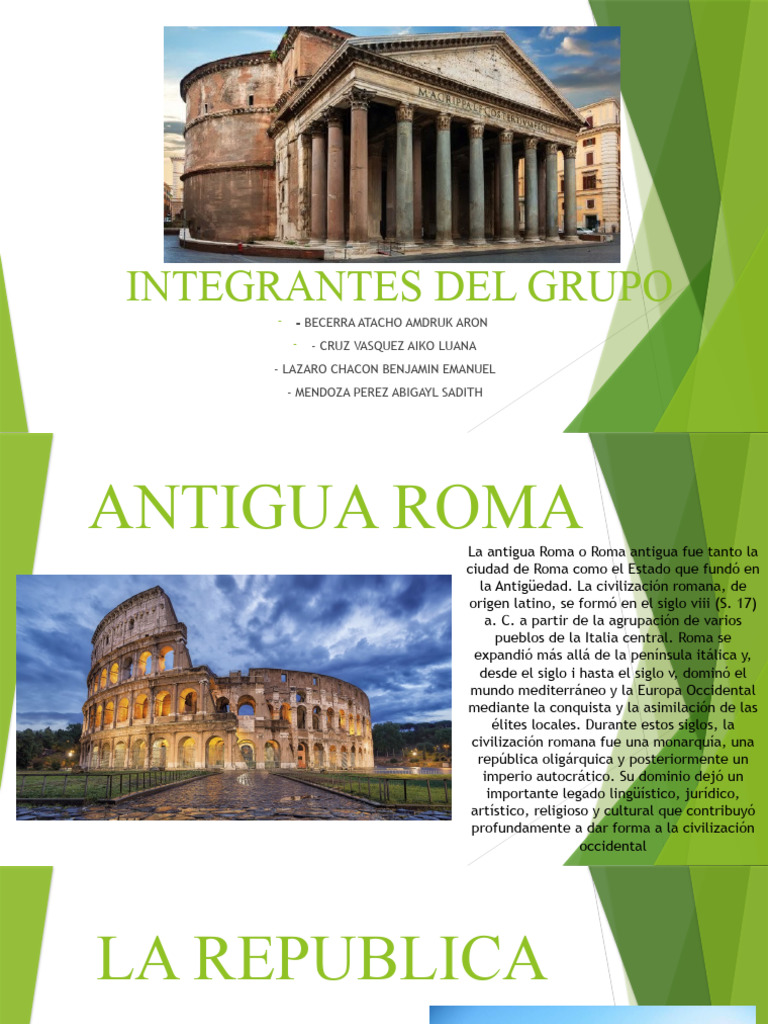 Legado y expansión de la antigua Roma | PDF | imperio Romano | Roma antigua