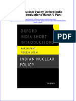 PDF Indian Nuclear Policy Oxford India Short Introductions Harsh V Pant Ebook Full Chapter