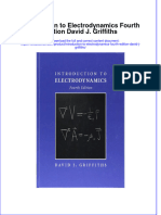 Download pdf Introduction To Electrodynamics Fourth Edition David J Griffiths ebook full chapter 