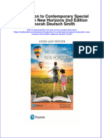 PDF Introduction To Contemporary Special Education New Horizons 2Nd Edition Deborah Deutsch Smith Ebook Full Chapter