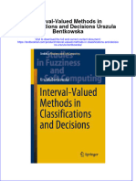 Download textbook Interval Valued Methods In Classifications And Decisions Urszula Bentkowska ebook all chapter pdf 