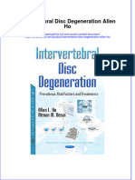 Download textbook Intervertebral Disc Degeneration Allen Ho ebook all chapter pdf 