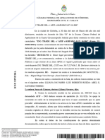 CF-CORDOBA.-Procedimiento.-Inclusion-en-base-APOC.-Instrucciones.-Naturaleza.-Falta-de-dictado-de-acto-administrativo.-Derecho-de-defensa.-Vias-de-hecho.-Procedencia-del-amparo.