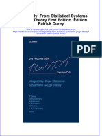 PDF Integrability From Statistical Systems To Gauge Theory First Edition Edition Patrick Dorey Ebook Full Chapter