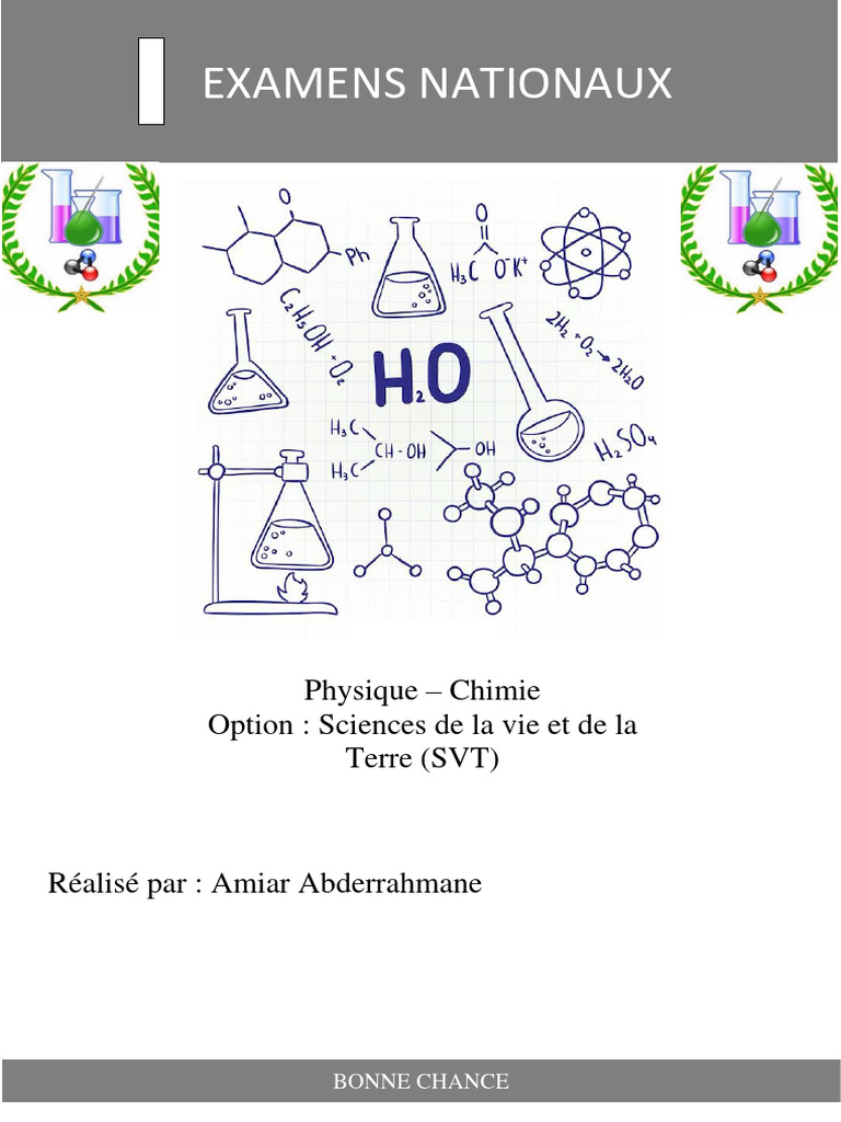 Examens Nationaux SVT VF | PDF | Vagues | Noyau atomique