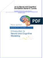 Textbook Introduction To Neural and Cognitive Modeling 3Rd Edition Daniel S Levine Ebook All Chapter PDF