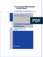 Textbook Intelligent Computer Mathematics Florian Rabe Ebook All Chapter PDF