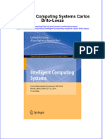 Download textbook Intelligent Computing Systems Carlos Brito Loeza ebook all chapter pdf 