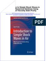 Download textbook Introduction To Simple Shock Waves In Air With Numerical Solutions Using Artificial Viscosity Sean Prunty ebook all chapter pdf 
