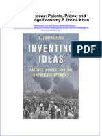 PDF Inventing Ideas Patents Prizes and The Knowledge Economy B Zorina Khan Ebook Full Chapter