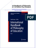 Textbook International Handbook of Philosophy of Education 1St Edition Paul Smeyers Ebook All Chapter PDF