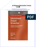 Textbook International Dispute Resolution Vesna Lazic Ebook All Chapter PDF