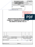 K Cc2 170 Qa Proc 009 - r0 - Ea Reduccion de Muestra de Campo