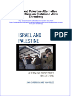 Textbook Israel and Palestine Alternative Perspectives On Statehood John Ehrenberg Ebook All Chapter PDF