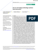 J of Product Innov Manag - 2023 - Wambsganss - Technology Strategies in Converging Technology Systems Evidence From