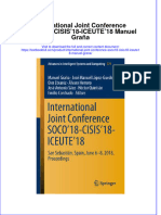 Download textbook International Joint Conference Soco18 Cisis18 Iceute18 Manuel Grana ebook all chapter pdf 