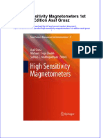Download textbook High Sensitivity Magnetometers 1St Edition Asaf Grosz ebook all chapter pdf 