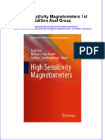 Textbook High Sensitivity Magnetometers 1St Edition Asaf Grosz Ebook All Chapter PDF