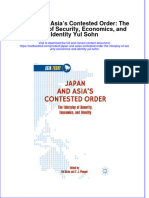 Textbook Japan and Asias Contested Order The Interplay of Security Economics and Identity Yul Sohn Ebook All Chapter PDF
