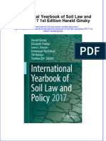 Download textbook International Yearbook Of Soil Law And Policy 2017 1St Edition Harald Ginzky ebook all chapter pdf 