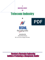 Telecom Industry: A Industrial Report ON